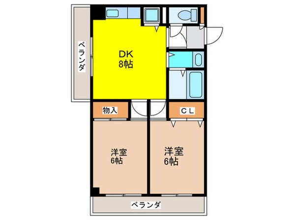 大阪港区小売商業協同組合ビルの物件間取画像